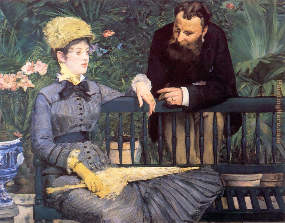 Edouard Manet In the Conservatory